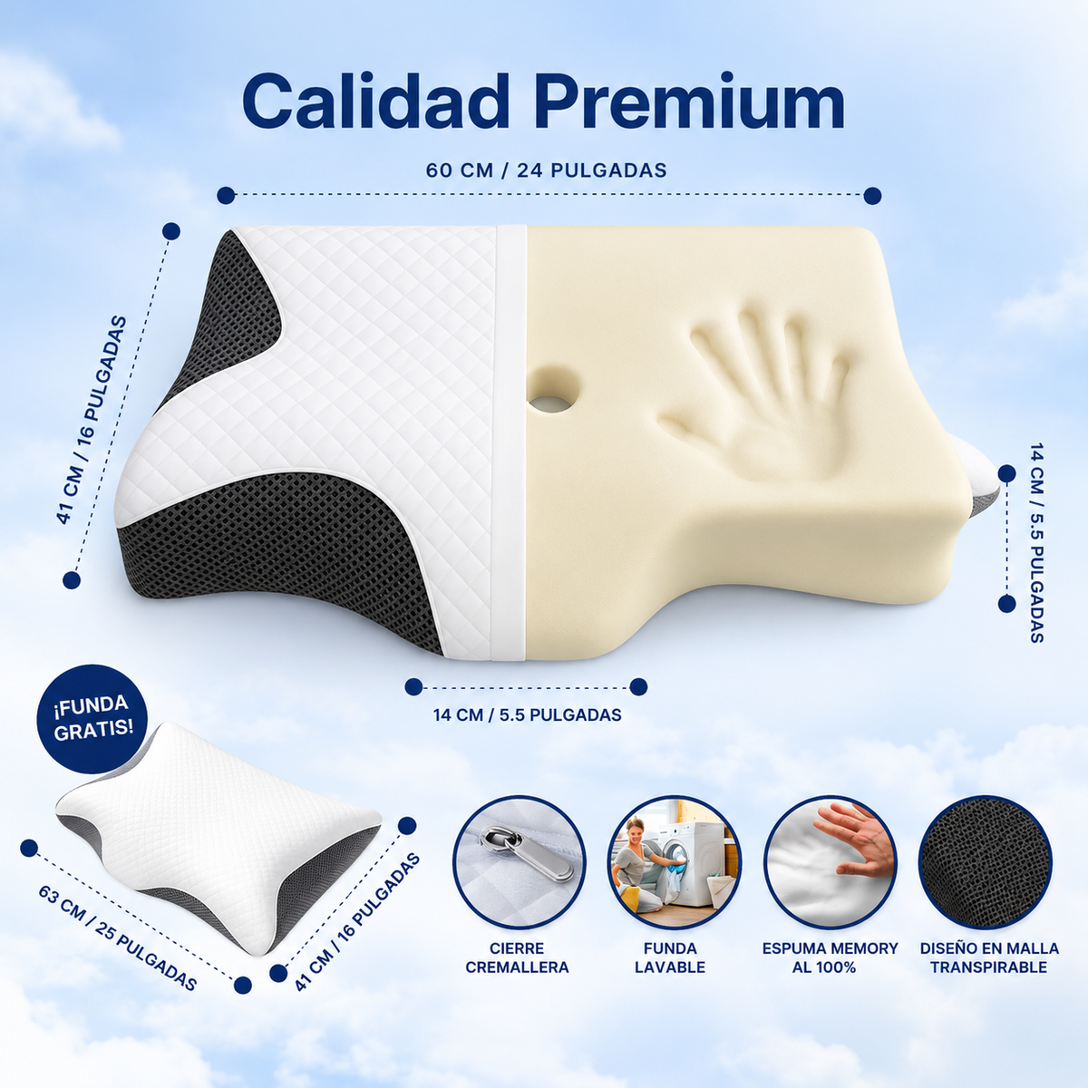 La almohada Loopa transforma las noches agitadas en un sueño profundo y sin dolores — Garantizado o te devolvemos tu dinero.