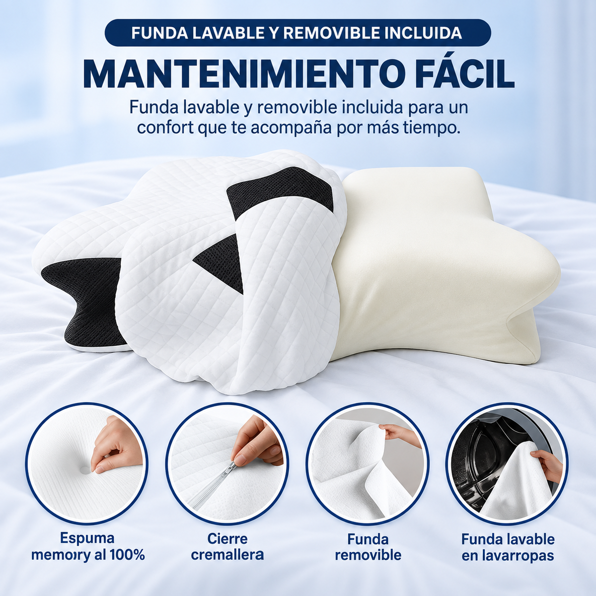 La almohada Loopa transforma las noches agitadas en un sueño profundo y sin dolores — Garantizado o te devolvemos tu dinero.